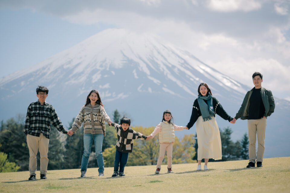 日本旅拍｜東京旅拍｜親子寫真｜兒童寫真 櫻花 富士山 河口湖